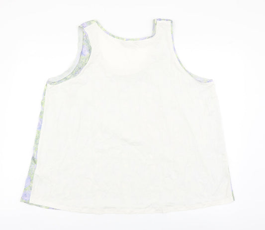 Womens UK Size 18 Marks and Spencer Multicoloured Basic Tank