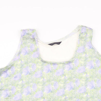 Womens UK Size 18 Marks and Spencer Multicoloured Basic Tank