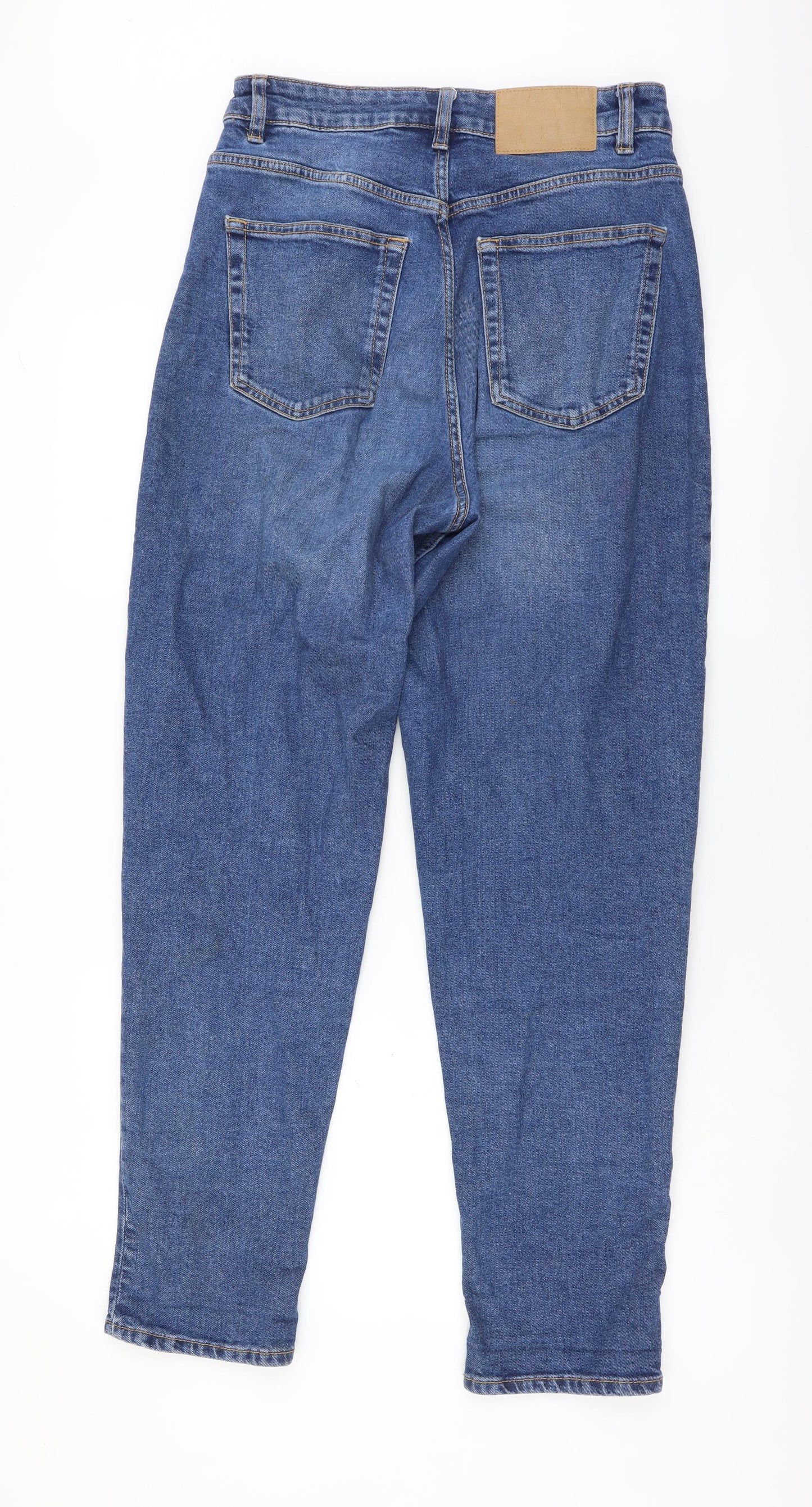 Womens UK Size M H&M Regular Fit Skinny Blue Jeans