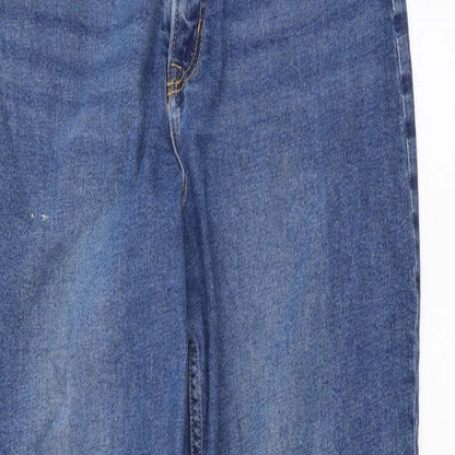 Womens UK Size M H&M Regular Fit Skinny Blue Jeans
