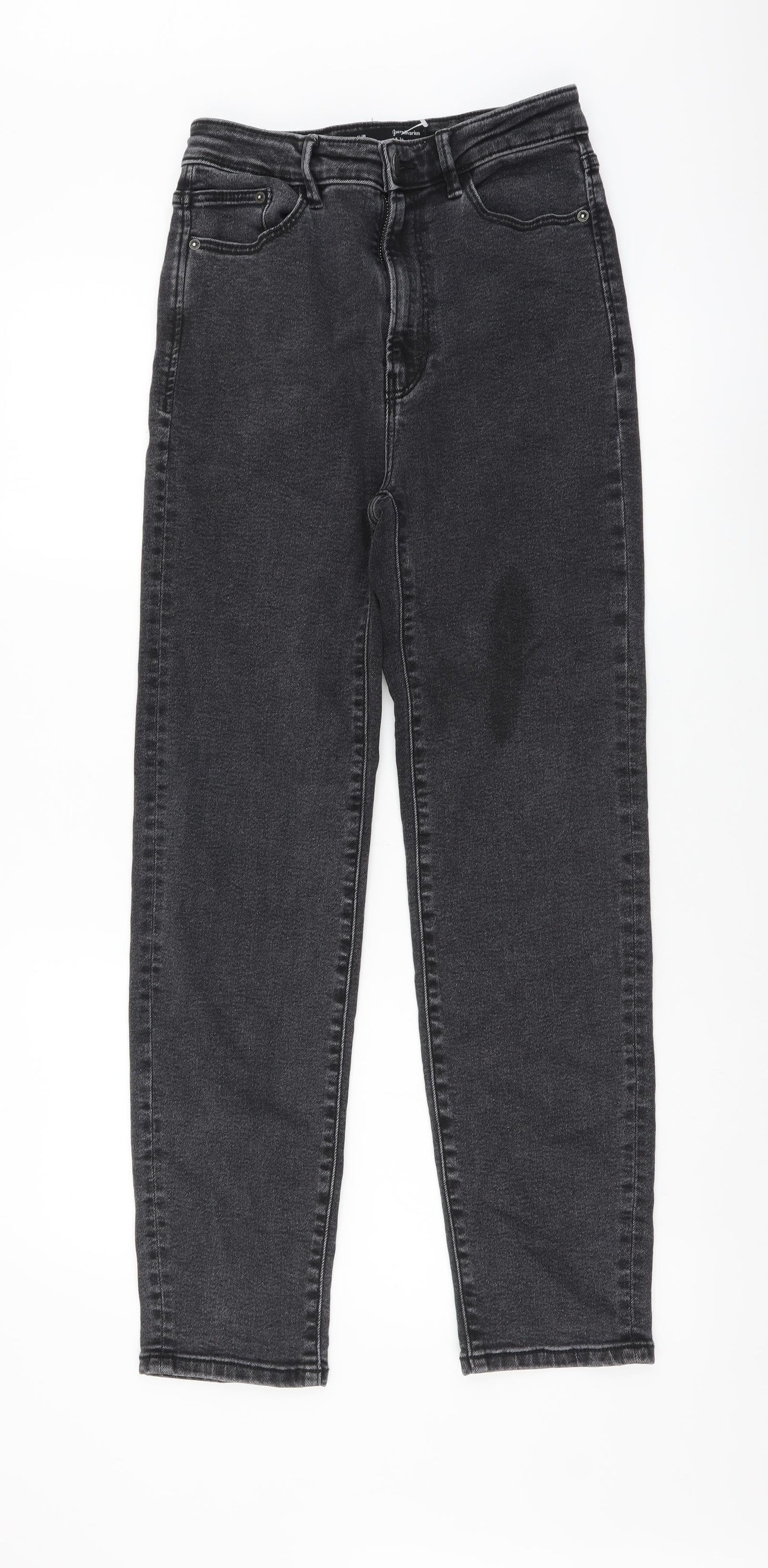 Womens UK Size S Stradivarius Regular Fit Skinny Grey Jeans