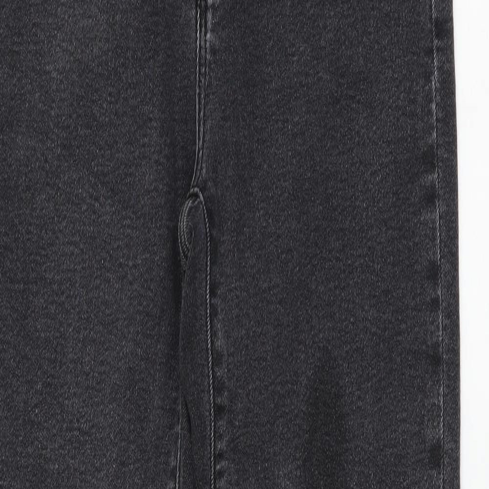Womens UK Size S Stradivarius Regular Fit Skinny Grey Jeans