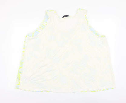 Womens UK Size 24 Marks and Spencer Multicoloured Basic Tank