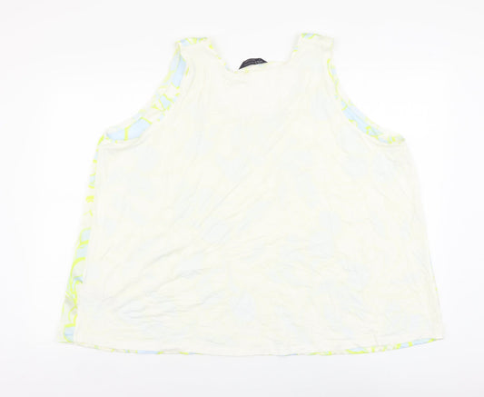 Womens UK Size 24 Marks and Spencer Multicoloured Basic Tank