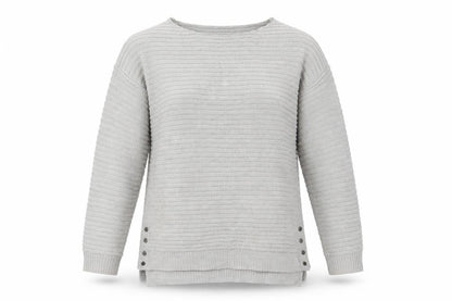 Womens UK Size S Peacocks Grey Pullover Jumper