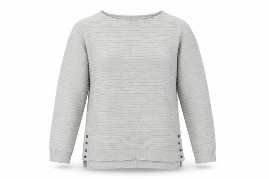 Womens UK Size S Peacocks Grey Pullover Jumper