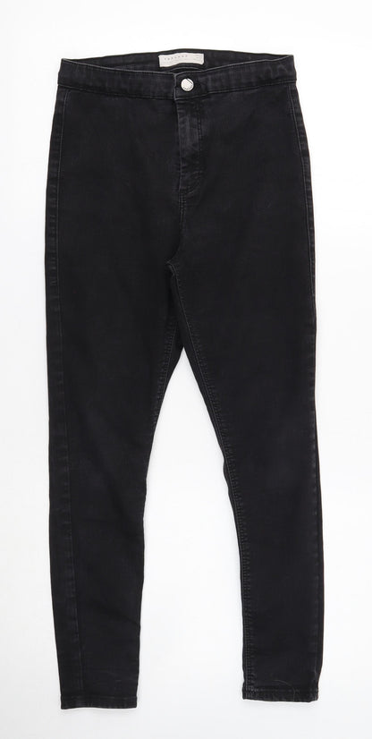 Mens UK Size 30 in Topshop Regular Fit Skinny Black Jeans