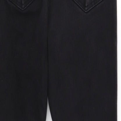 Mens UK Size 30 in Topshop Regular Fit Skinny Black Jeans