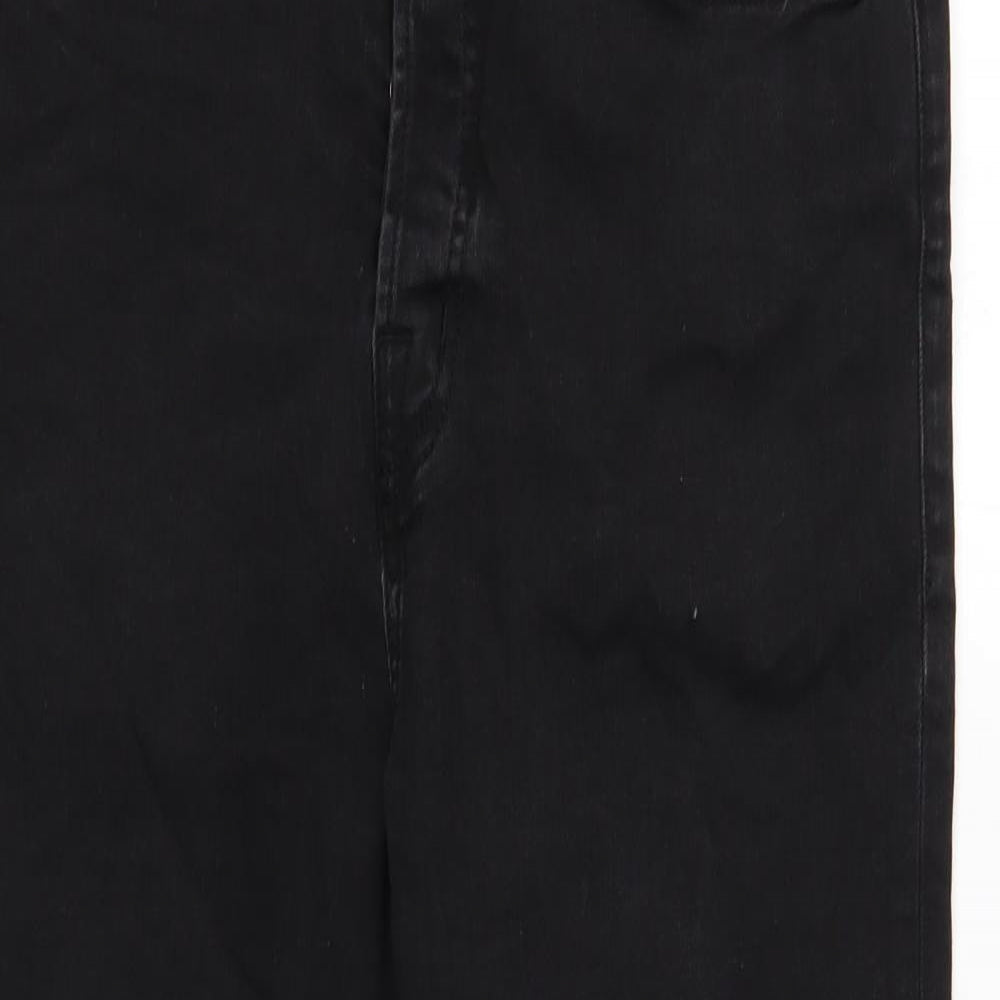 LTB Mens Black Cotton Straight Jeans Size 30 in L31 in Regular Button