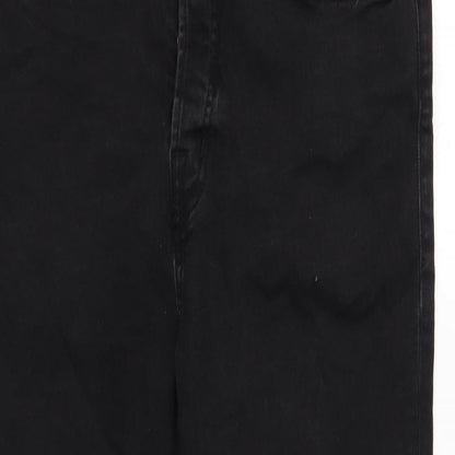 LTB Mens Black Cotton Straight Jeans Size 30 in L31 in Regular Button