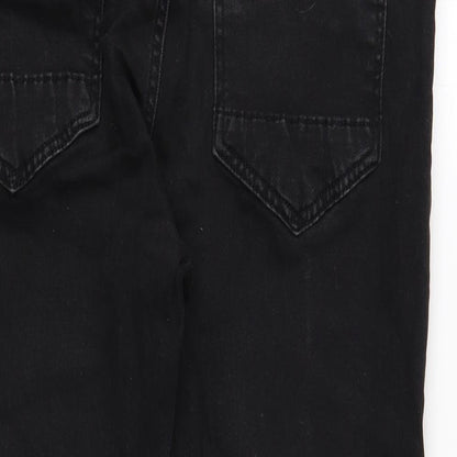 LTB Mens Black Cotton Straight Jeans Size 30 in L31 in Regular Button