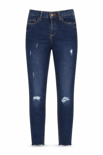 Womens UK Size 6 Denim & Co. Regular Fit Skinny Blue Jeans