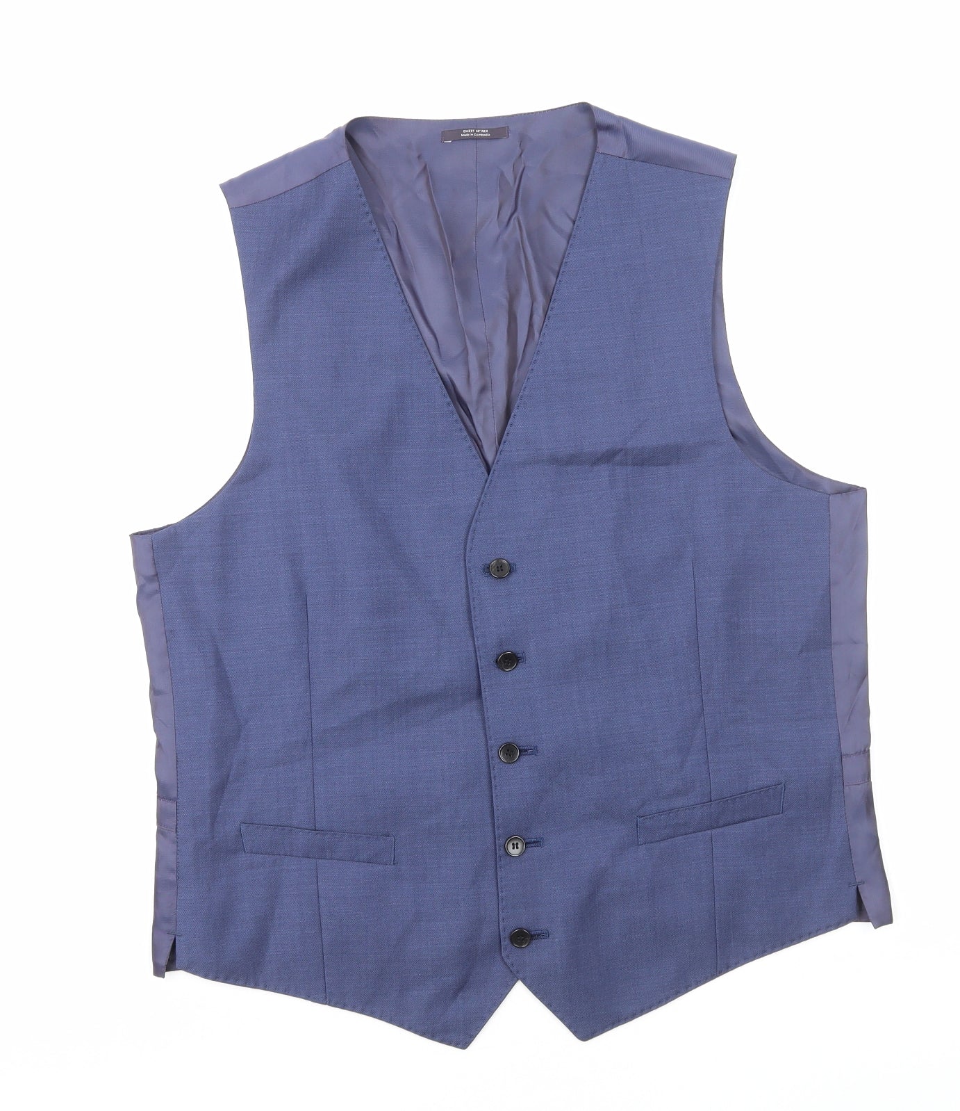 Mens UK Size M Marks and Spencer Regular Blue Suit Jacket