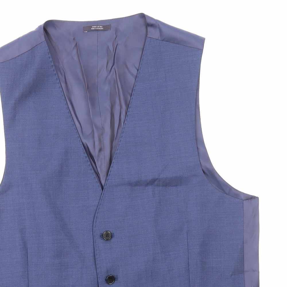 Mens UK Size M Marks and Spencer Regular Blue Suit Jacket