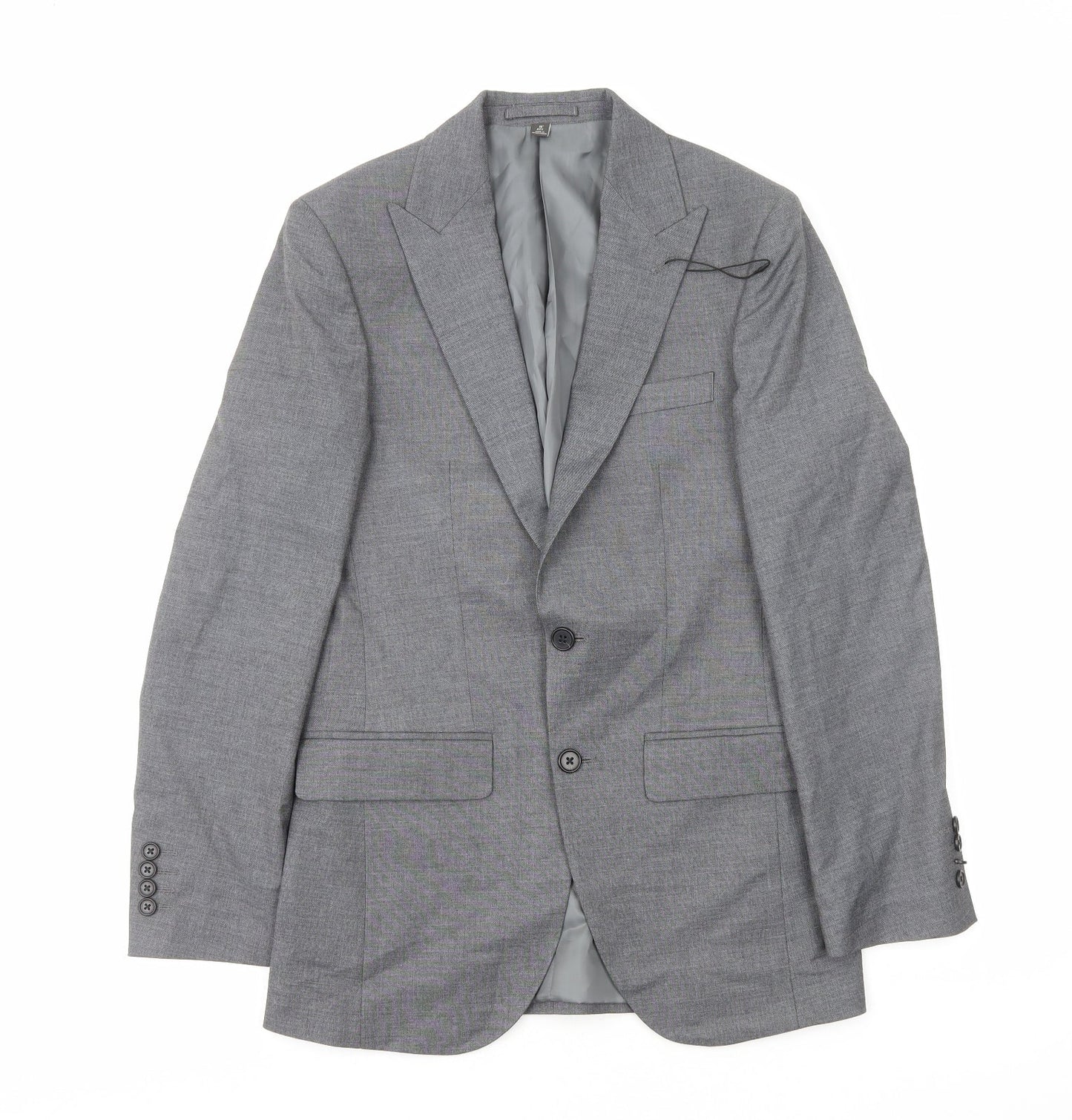 Mens UK Size S Marks and Spencer Regular Grey Suit Jacket