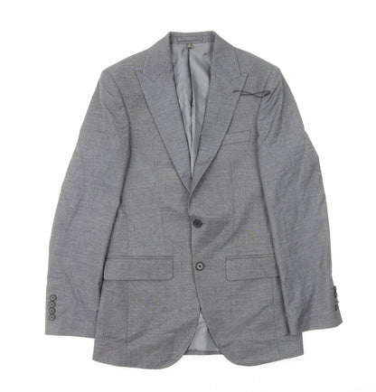 Mens UK Size S Marks and Spencer Regular Grey Suit Jacket