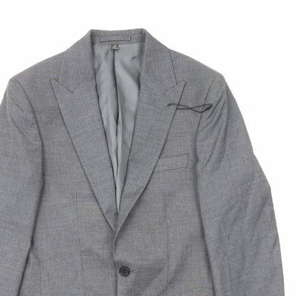 Mens UK Size S Marks and Spencer Regular Grey Suit Jacket