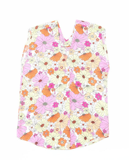Womens UK Size 6 Marks and Spencer Multicoloured Basic Tank