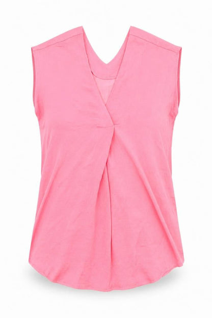 Womens UK Size 6 Marks and Spencer Pink Basic Tank