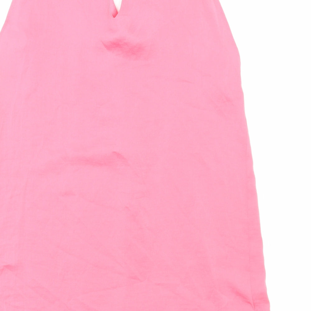 Womens UK Size 6 Marks and Spencer Pink Basic Tank