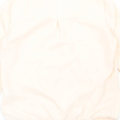 Womens UK Size S VILA Pink Basic Button-Up
