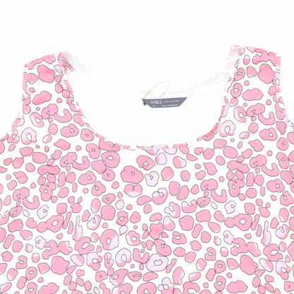 Womens UK Size 20 Marks and Spencer Pink Basic Tank