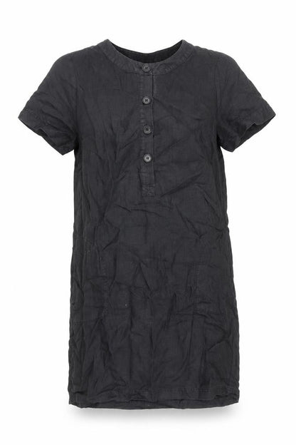 Preworn Womens Black Cotton Shift Size L Round Neck Pullover