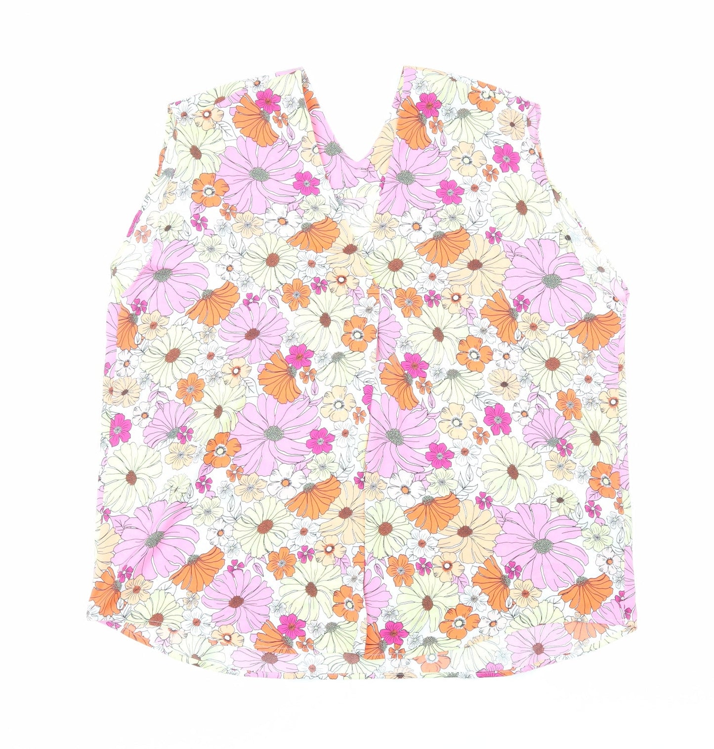 Womens UK Size 20 Marks and Spencer Multicoloured Basic Tank