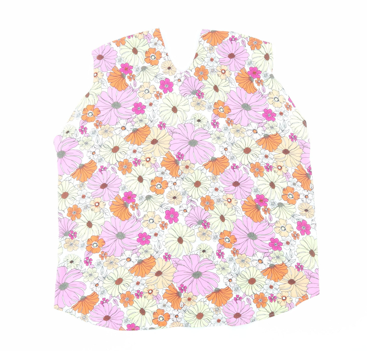 Womens UK Size 20 Marks and Spencer Multicoloured Basic Tank