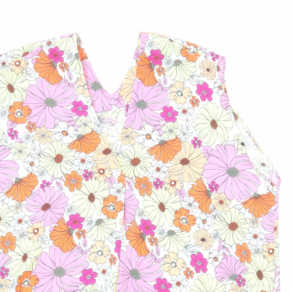 Womens UK Size 20 Marks and Spencer Multicoloured Basic Tank