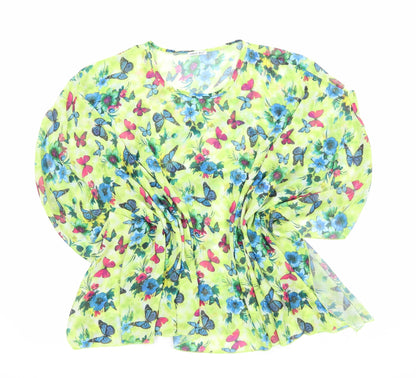 Womens UK Size L Urban Mist Green Basic Blouse