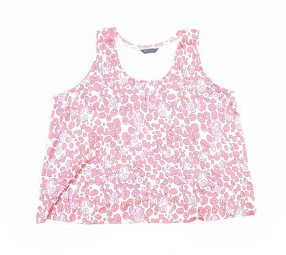 Womens UK Size 20 Marks and Spencer Pink Basic Tank