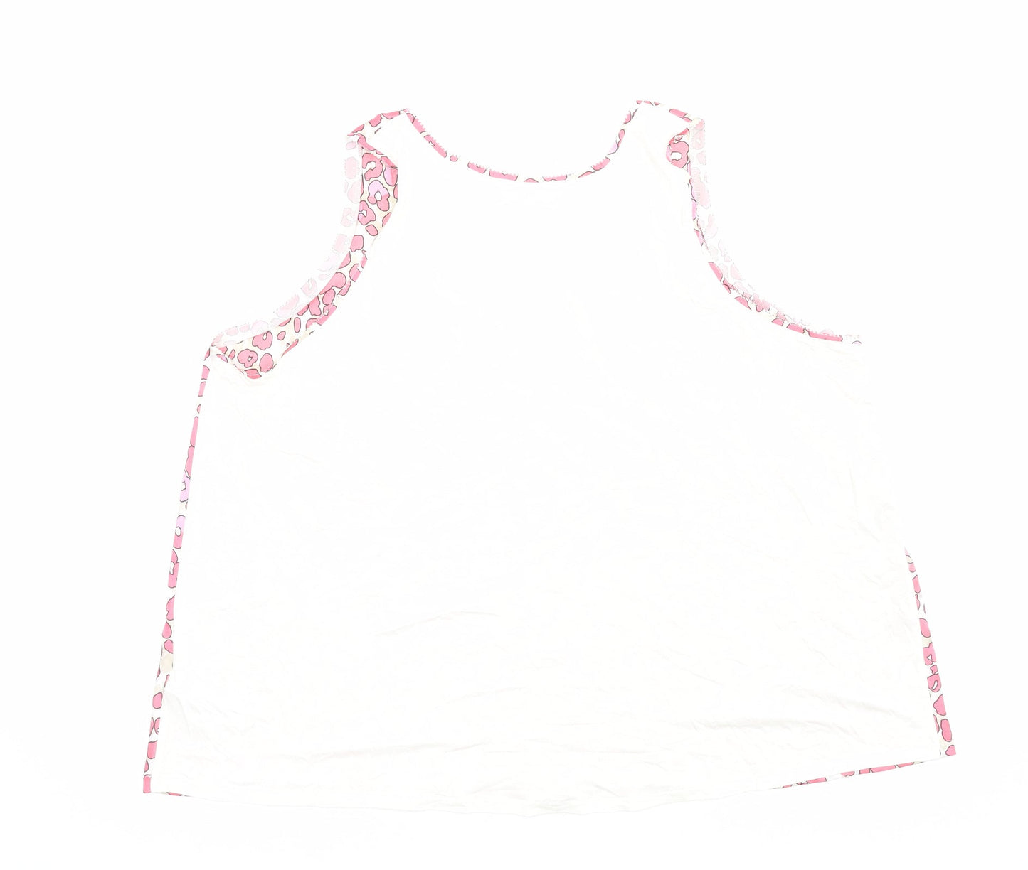 Womens UK Size 22 Marks and Spencer Pink Basic Tank