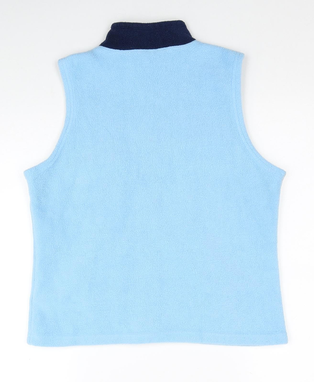Paranoid Boys Blue Colourblock Gilet Waistcoat Size M Zip