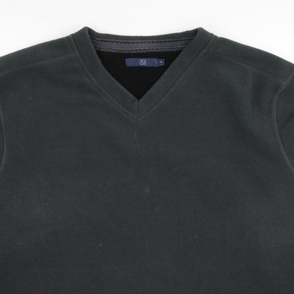 TU Mens Grey Polyester Pullover Sweatshirt Size M