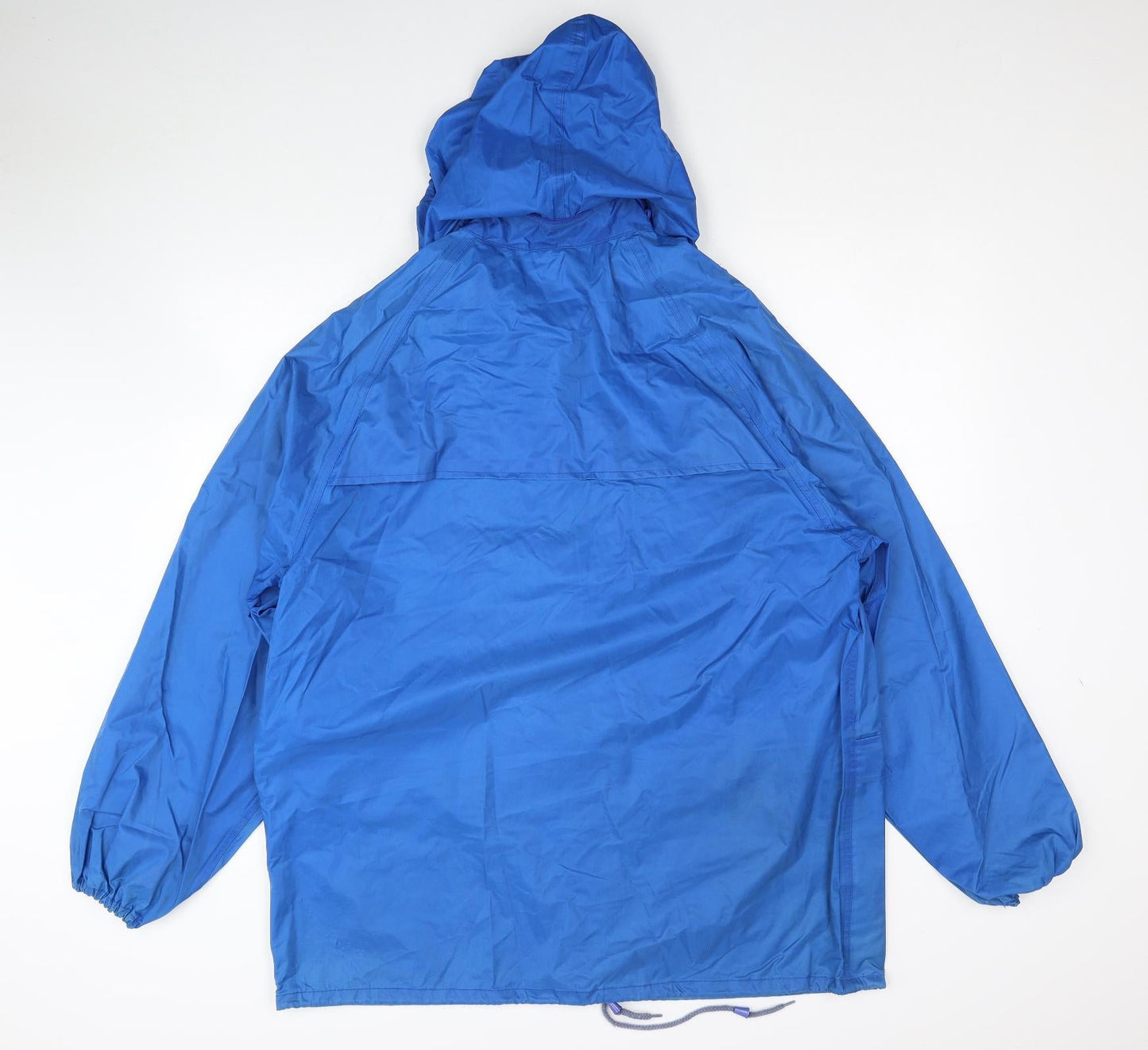 Mens UK Size L Sporting Club Blue Windbreaker Coat