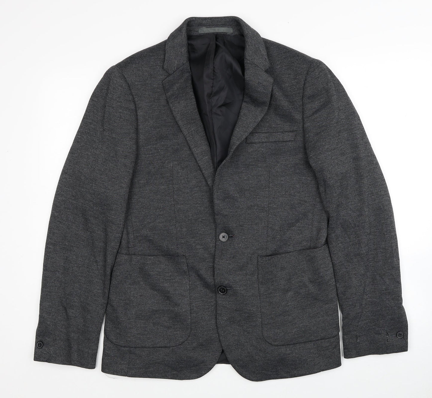 Mens UK Size 38 Burton Regular Grey Suit Jacket