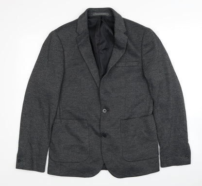 Mens UK Size 38 Burton Regular Grey Suit Jacket