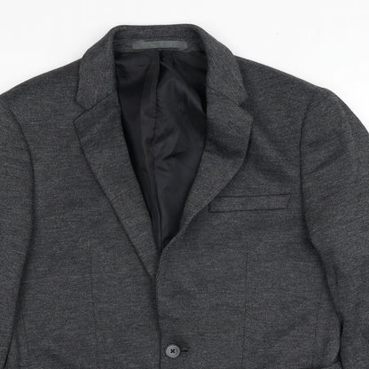 Mens UK Size 38 Burton Regular Grey Suit Jacket