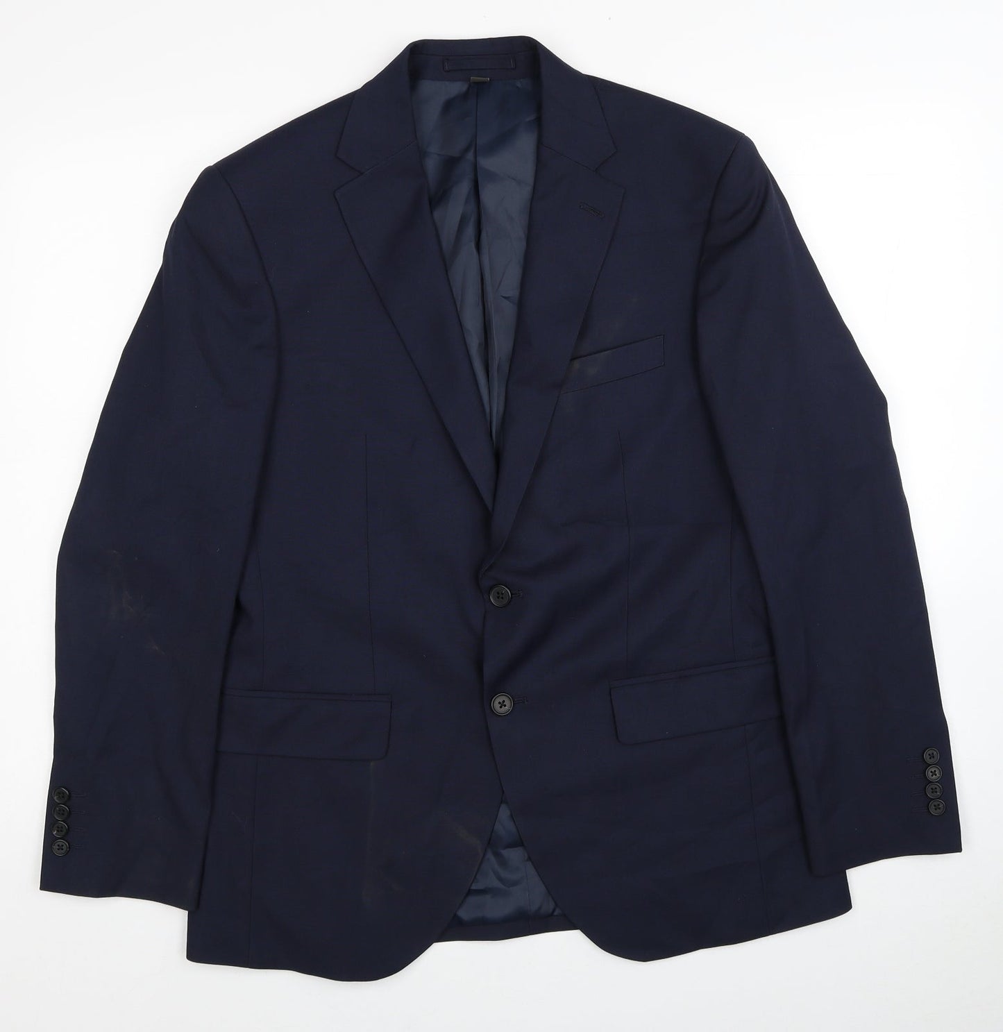 Mens UK Size L Marks and Spencer Regular Blue Suit Jacket