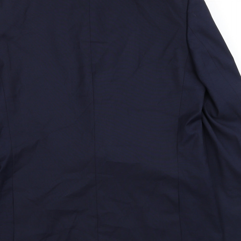Mens UK Size L Marks and Spencer Regular Blue Suit Jacket