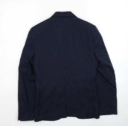 Mens UK Size 34 Burton  Blue Suit Jacket
