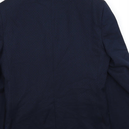 Mens UK Size 34 Burton  Blue Suit Jacket