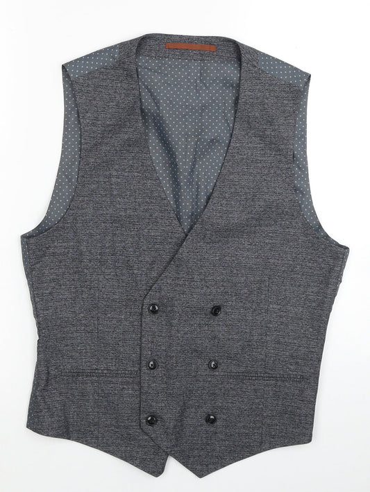 Mens UK Size S Burton Regular Grey Suit Jacket