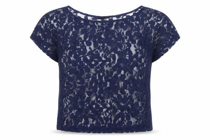 Womens UK Size 8 Atmosphere Blue Basic Blouse
