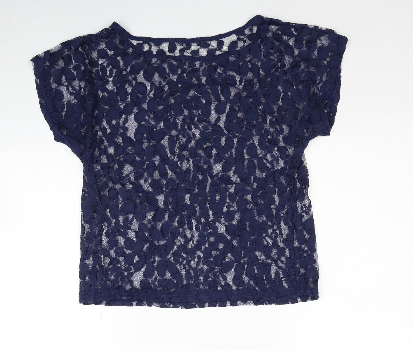 Womens UK Size 8 Atmosphere Blue Basic Blouse