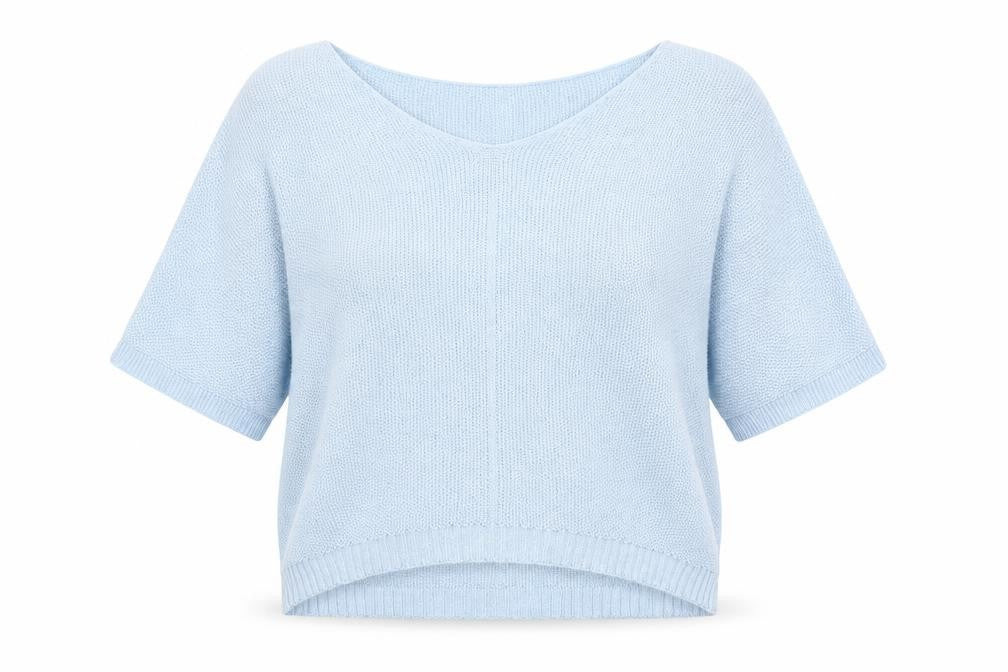 Womens UK Size One Size Alexara Blue Pullover Jumper