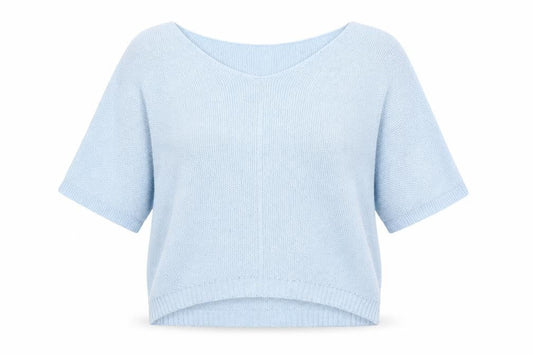 Womens UK Size One Size Alexara Blue Pullover Jumper