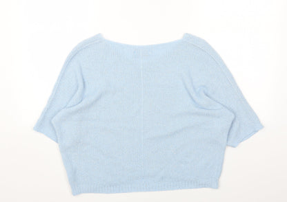 Womens UK Size One Size Alexara Blue Pullover Jumper