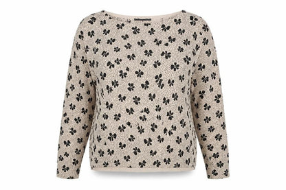 Womens UK Size 14 M&Co Brown Pullover Jumper